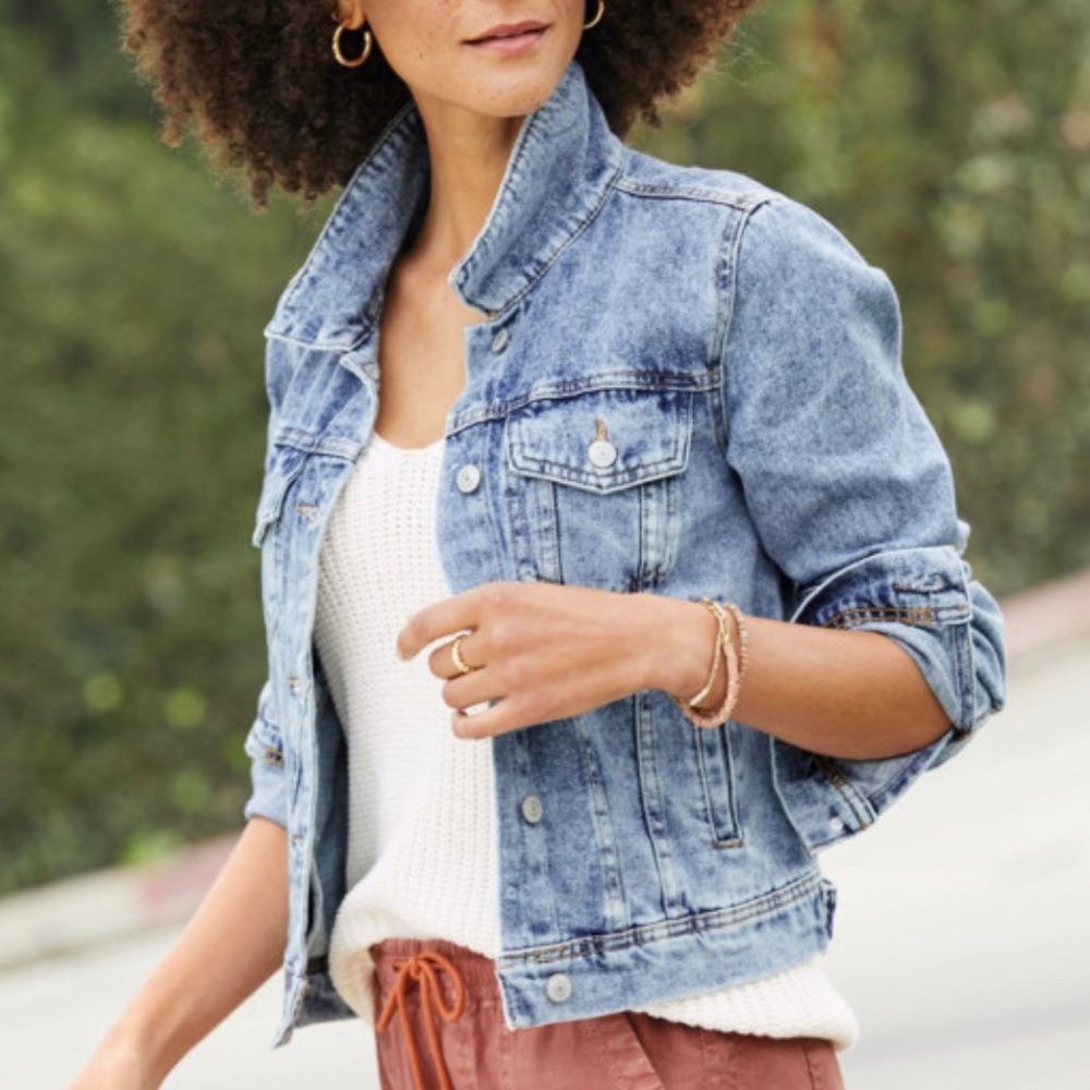 Free People Rumors Denim Jacket